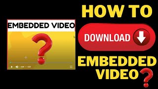 How To Download Private Embedded Vimeo Videos 2024 HTML Injection Trick to Download any Video [upl. by Ishmul]