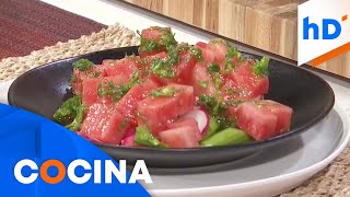 Receta Ensalada de rábanos y sandía para un peso saludable  hoyDía  Telemundo [upl. by Kondon35]