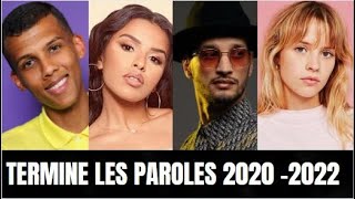 TERMINE LES PAROLES hits populaires 2020 2022 Niveau Moyen [upl. by Lleunamme491]