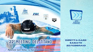 22°Meeting del Titano di Nuoto  11° Gran Prix dInverno  Giornata Sabato 22022025 [upl. by Beryl]