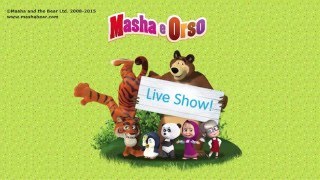 Masha e Orso Live Show 5 gennaio 2016 [upl. by Attekram411]