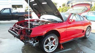 Toyota Supra MKIV 740HP Twin Turbo Build Project [upl. by Ola768]