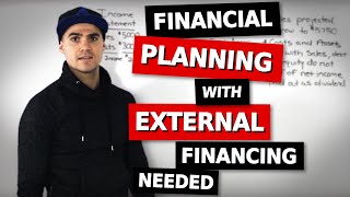 FIN 300  Financial Planning Example 2 with External Financing EFN  Ryerson University [upl. by Kcoj]