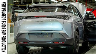 THE NEW PEUGEOT E3008 SUV 2024 Production Process [upl. by Ayojal803]