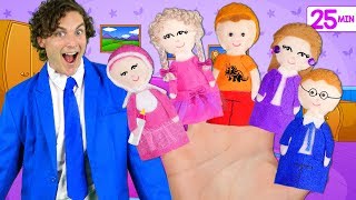 Finger Family Song  Mega Collection part 3 Extended Family Colors Superheroes Halloween amp more [upl. by Anaihr39]