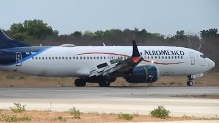 TWO TAKEOFFS  Int airport Mérida Yucatán México 🇲🇽 [upl. by Reinert]