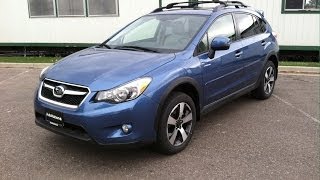 2014 Subaru XV Crosstrek Hybrid w Touring Start Up In Depth Tour and Review [upl. by Nosnorb]