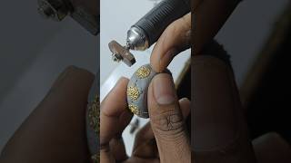 Gold nose pin latest design making gold jewellery design shorts video viralvideo [upl. by Aderfla]