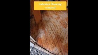 Asbestos flooring removal [upl. by Snahc]