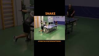 Shorts tabletennis Snake skills настольный теннис финт ЗМЕЙКА tenisdemesa [upl. by Suolkcin]