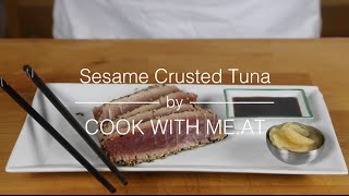 Sesame Crusted Tuna  Easy Grilled Tuna Steak Recipe  COOK WITH MEAT [upl. by Leivad184]