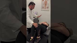 Lower back pain treatment by chiropractic adjustment [upl. by Eelinej]