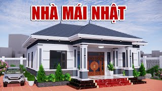 MẪU NHÀ CẤP 4 MÁI NHẬT ĐẸP MÊ LY DIỆN TÍCH 10x13 MÉT CÓ 4 PHÒNG NGỦ VÀ PHÒNG THỜ RIÊNG [upl. by Nodnalb430]