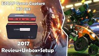 2017 Review EZCAP Game Capture HD quot284quot UNBOXSETUPDEMO Is It Worth It in 2017 [upl. by Ignatz]