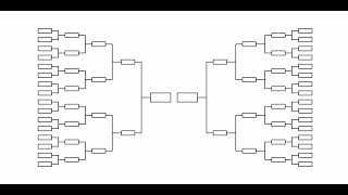 Foglio Excel Tabellone Torneo Tennis fino a 64 giocatori [upl. by Okim]