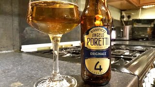 Birrificio Angelo Poretti Originale 4 Luppoli  Italian Beer Review [upl. by Maguire]