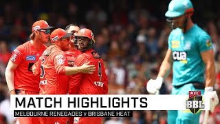 Ruthless Renegades crush Heats finals hopes  KFC BBL09 [upl. by Ytima559]