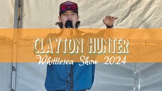 Clayton Hunter singing at the Whittlesea Show 2024 [upl. by Ahsirtal360]