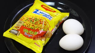 Maggi with 2 Eggs 😋😋 Tasty Egg Maggi Recipe  Breakfast Lunch Recipe  Noodles  Maggi Recipe [upl. by Arataj464]