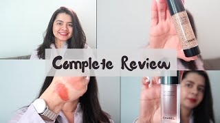 NEW CHANEL WATER FRESH COMPLEXION TOUCH FOUNDATION AND WATER FRESH BLUSH REVIEW [upl. by Nij]