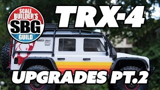 TRX 4 Shapeways Upgrades Part 2 [upl. by Ariaj]