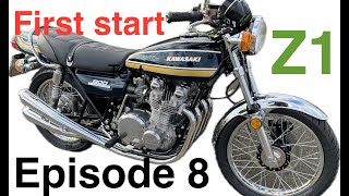 Z1 900 engine rebuild  First Start  Episode 8 [upl. by Dowdell734]