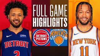 PISTONS at KNICKS  FULL GAME HIGHLIGHTS  November 30 2023 [upl. by Sally]