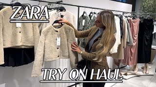 ZARA TRY ON HAUL [upl. by Soisatsana951]