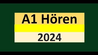 Start Deutsch A1 Hören Modelltest 2024 mit Lösungen am Ende  Sample Paper  Vid  196 [upl. by Hanavas691]