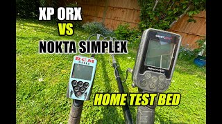 XP ORX vs Nokta Simplex on the test bed [upl. by Kessel]