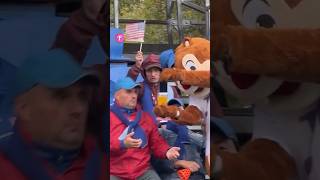 Mascot Teaches a Lesson to Rude Fan with a Beer Splash shorts [upl. by Liatrice197]