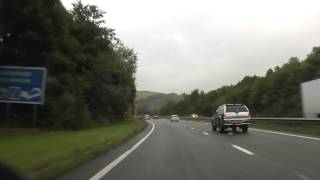 Driving Along The A38 From Plymouth To M5 Motorway Junction 31 Exeter Devon England [upl. by Warms]