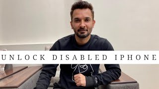 How to Unlock Disabled iPhone without erasing Data [upl. by Anevad]