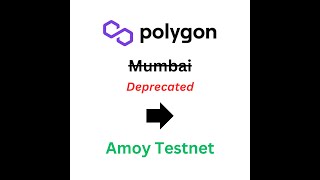 Polygon Mumbai Has Been Deprecated  Switch to Amoy Now [upl. by Jemine]