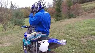 Čtyřkolková a Motocrossová trať Malešov 27102018 Yamaha 450250 [upl. by Khajeh]