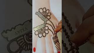 new trick mehndi design ✨mehndi funny comedy love [upl. by Aulea]