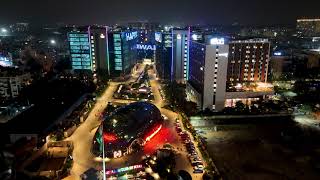 Bengaluru at Night Drone View  Diwali lights Prestige tech pacific Night view  Happy Diwali [upl. by Kirsch]