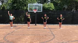 Clearview HS Cheerleading Tryout Dance Lil John Work 2018 music version [upl. by Wilkison]