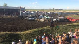 Crosby ND 2015 Demolition Derby Finals [upl. by Arrim]