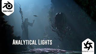 Blender Octane analytical lights [upl. by Erlina819]