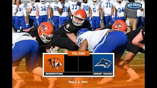 Football  19 Georgetown College vs 4 Lindsey Wilson College  3521 [upl. by Handy]