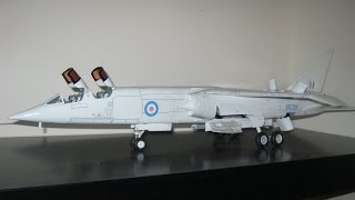 AIRFIX 148 BAC TSR 2 BUILD REVIEW [upl. by Sharman]