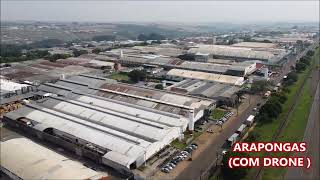 ARAPONGAS  PR  DRONE  PARQUE INDUSTRIAL BR369 [upl. by Eilyab614]