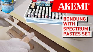 Perfect mitre bonding with AKEMI Spectrum Pastes Bonding amp Repair Set [upl. by Lunnete]