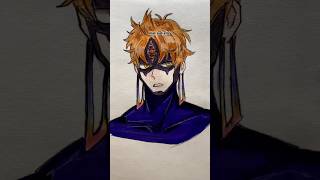 Quick sketch evil eyes dandadan anime fyp shorts drawing art [upl. by Nemzzaj523]