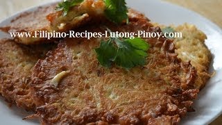 Shrimp Ukoy Okuy Fried  Free Filipino Recipes Lutong Pinoy [upl. by Landon]