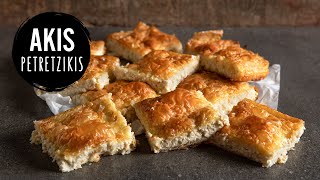 Greek Feta Cheese Pie  Akis Petretzikis [upl. by Chiles]