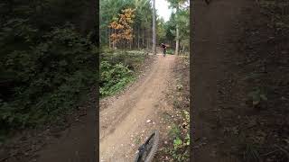 TEST FORCELLA FOX 38 😱🤣 mtb save gopro jump [upl. by Haeel]