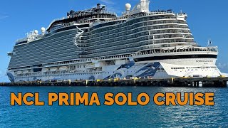 Norweigian Prima SOLO cruise Galvenston Texas to Cozumel Belize Honduras Costa Maya [upl. by Currey]