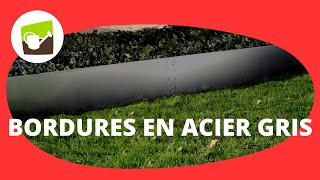 Comment poser des bordures de jardin en acier galvanisé [upl. by Mina91]